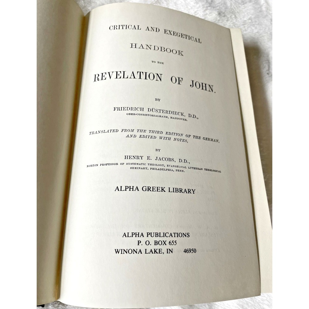 meyers commentary of the new testament revelation VOL XI 1980 Edition